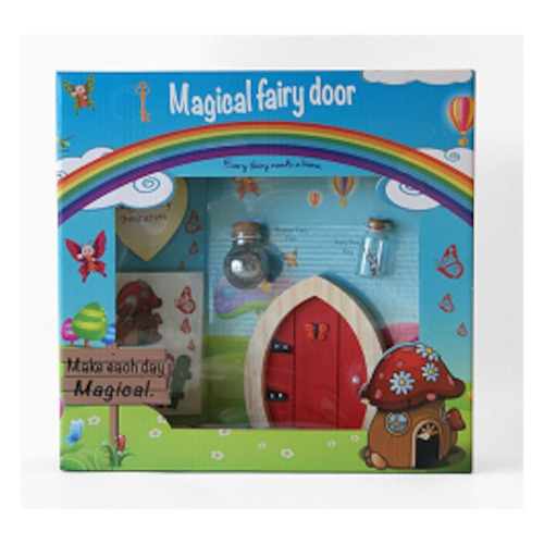 Design services: Magical Fairy Door - Red