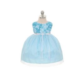 Baby blue flower girl dress special occasion dress infant baby girls dress Auckl…