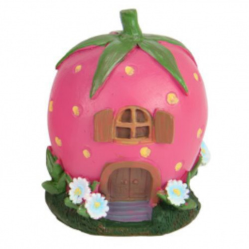 10cm Strawberry Fairy House