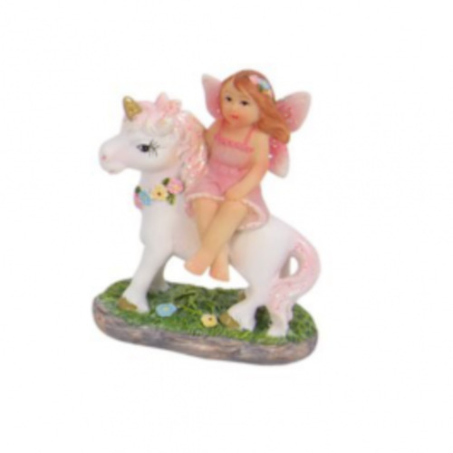 5cm Fairy Friend w Unicorn - Pink