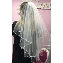 Veil on comb