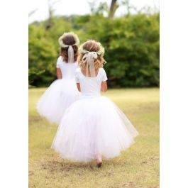 Design services: flower girl tutu, tutu, ballerina style flowergirl