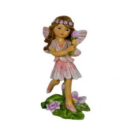 8.5cm Flower Fairy - Pink