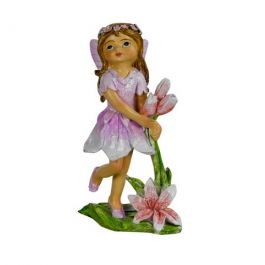 8.5cm Flower Fairy - Purple