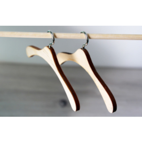 15cm Wooden Doll Hangers (1 Piece)