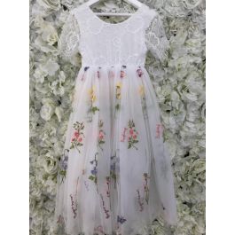 Ava Dress - Floral Sage