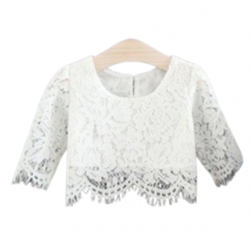 Design services: Lace top - Off White