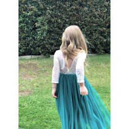 Aubry Dress - Forrest Green