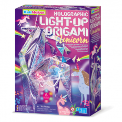 Holographic Light Up Origami Unicorn