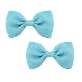 bow hair clips chiffon gross grain bow anti slip hair clips kids girls hair acce…