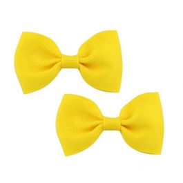 bow hair clips chiffon gross grain bow anti slip hair clips kids girls hair acce…