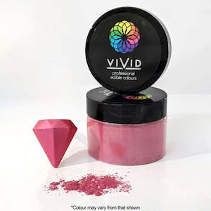 Vivid Edible Metallic Dust Super Pink 50g | BB 07/23