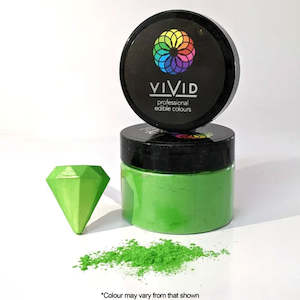 Vivid Edible Metallic Dust Leaf Green 50g