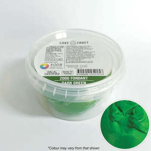 Cake Craft Fondant Dark Green 200g | BB 08/25