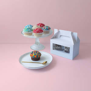 GoBake Window 2 Cupcake Box with Handle | 2/Pack