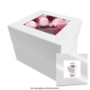 Cake Craft Top Window Cake Box 10x10x10 Inch Tall