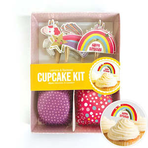 Cake Craft Unicorns & Rainbows Cupcake Kit