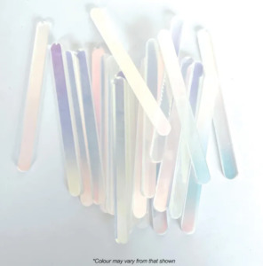 Cake Craft Popsicle Sticks Acrylic Rainbow 24/Pack