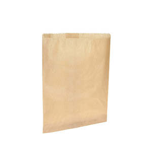 Flat Brown Paper Bags: Flat Brown #8 Paper Bags 255mm x 330mm 500/Pack