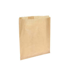 Flat Brown Paper Bags: Flat Brown #7 Paper Bags 255 x 300mm 500/Pack