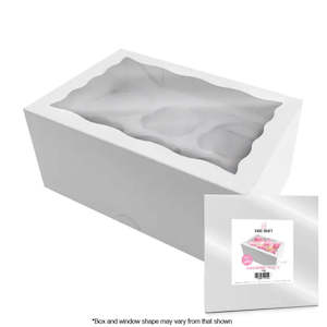 Cake Craft Window Cupcake Box 6 Hole | Each