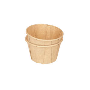 Eco: Paper Sauce Cup Brown 0.75oz (22ml) | 250/Pack