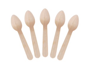 M Wooden Teaspoon 110mm | 1000/Ctn