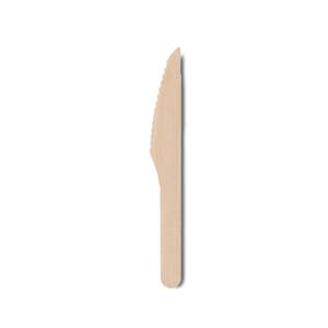 Wooden Cutlery: Wooden Knife 6 Inch 50/Pack