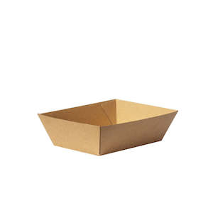 Kraft Brown Cardboard Tray #1 130x90x50mm 500/Ctn