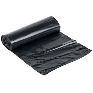 Rubbish Bin Liners Black 80 Litre | 50/Roll