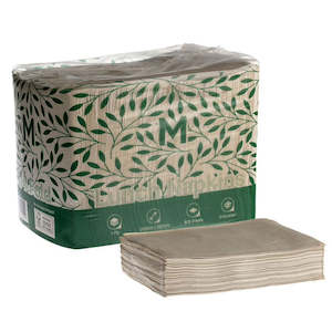 Luncheon Serviettes: M Kraft Lunch Napkins 1Ply 1/4 Fold 500/Pack