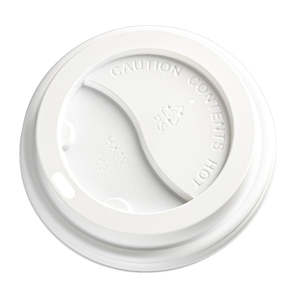 M Coffee Cup Lids 80mm White | 1000/Ctn