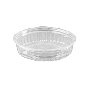 Clear Sho Bowls: Sho Bowl Clear Round Flat Lid 20oz (568ml) | 25/Pack