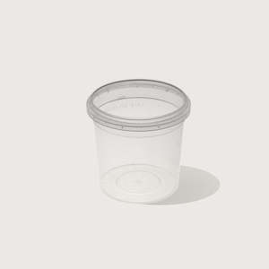 IKON Tamper Evident Clear Round Container 160ml | 1000/Ctn