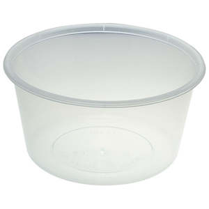 T440i (440ml) Plastic Round Container 50/Pack