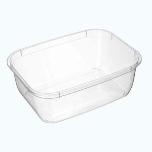 Bonware B1000-1713RR 1000ml Premium Rectangle Container | 25/Pack