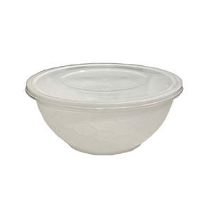 Noodle Bowls: GF900 Plastic Noodle Bowl 900ml White | 50/Pack