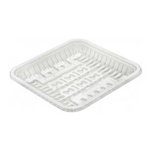 TAGE 4C PET Clear Plastic Food Tray 130x130x20mm 1200/Ctn