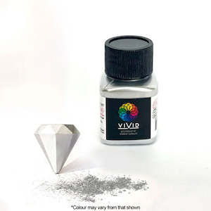 Vivid Edible Metallic Lustre Dust | Silver | 10g