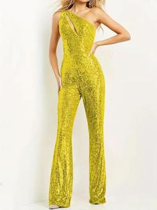 Green Glitter Jumpsuit