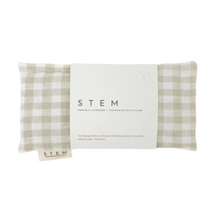 Organic Lavender and Chamomile Eye Pillow - Gingham Linen