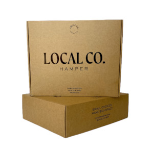 Local Co. Hamper Box, Stuffing, Tissue Paper & Sticker