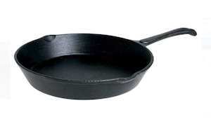 Simon Gault Pre-Seasoned Cast Iron Frypan 25cm