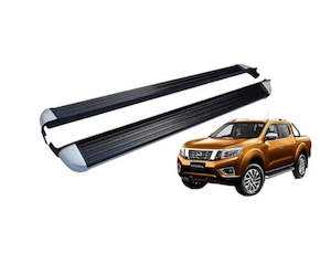 Running Board Side Step for Navara NP300 2014+ (Black&Silver)