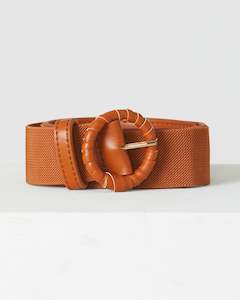 Accessories: Sass Delta Belt Tan