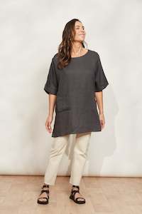 Eb & Ive Halcyon Relaxed Top Oyster