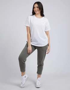 Elm Halli SS Tee White