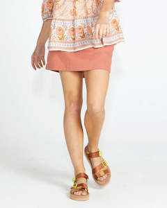 Skirts: Sass Bowie Mini Skirt Rosewood