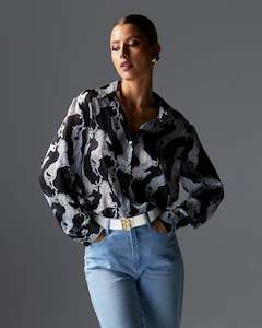 Long Sleeve Tops: Fate + Becker Perfect Match Top Black Colt