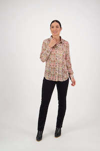 Vassalli Shirt w Button Back Eden